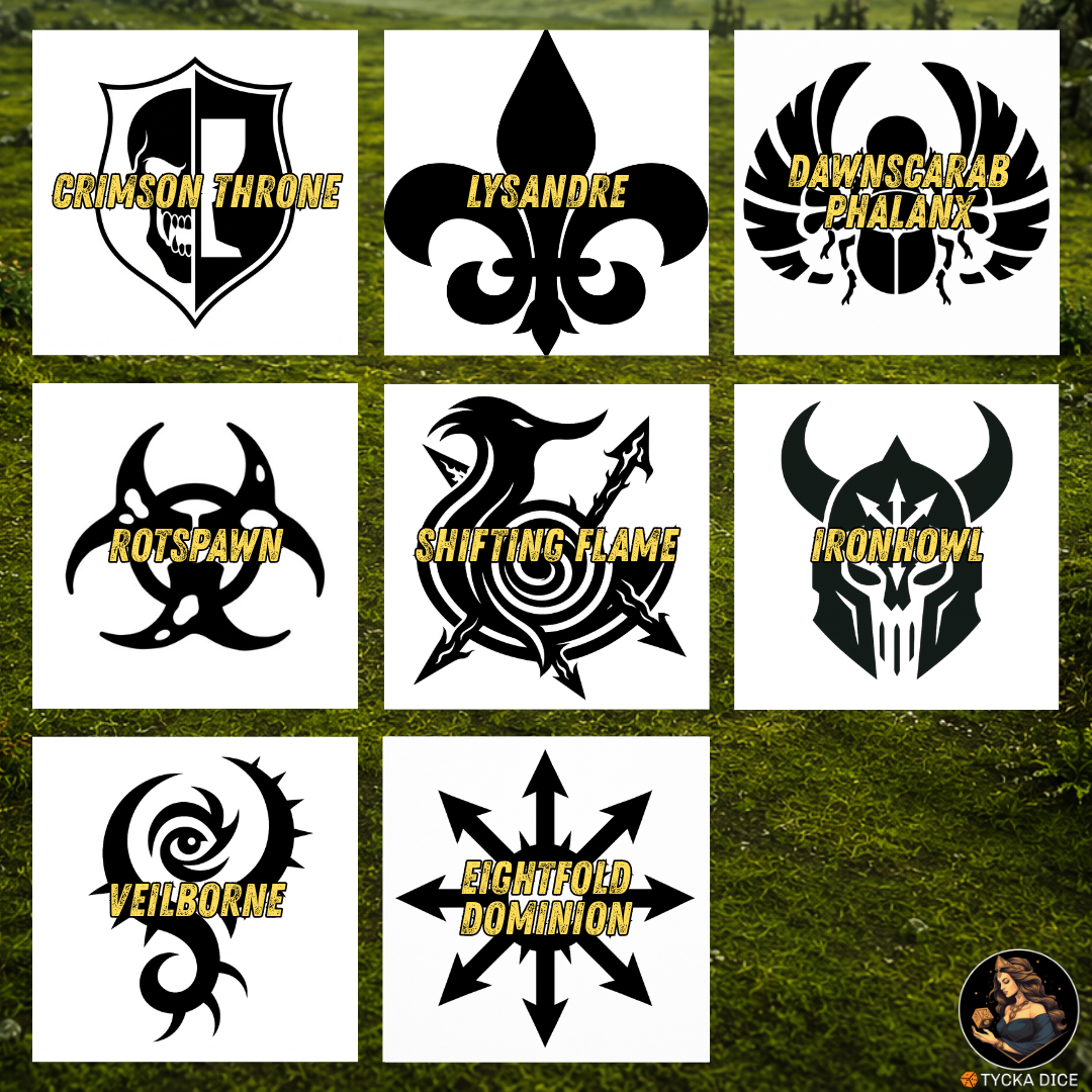 Unit Marker - Faction Logos 3 | TYCKA DICE