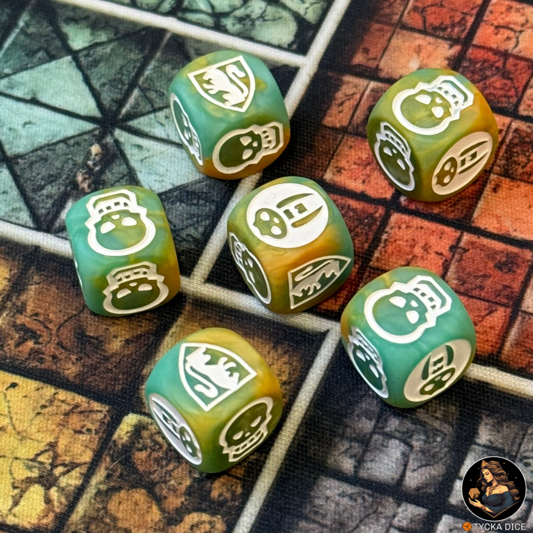 Dungeon Heroes RPG Dice – Elf Dice Set