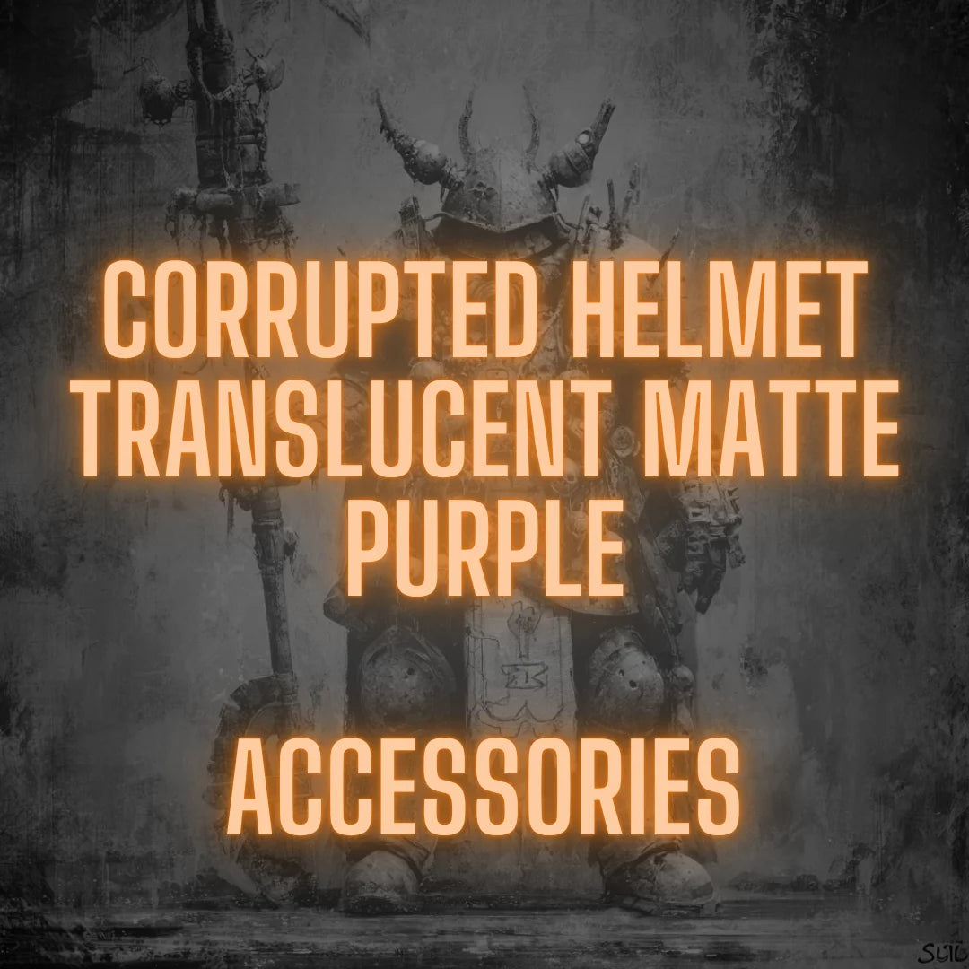 Casco Corrupto - Morado Mate Translúcido | ACCESORIOS