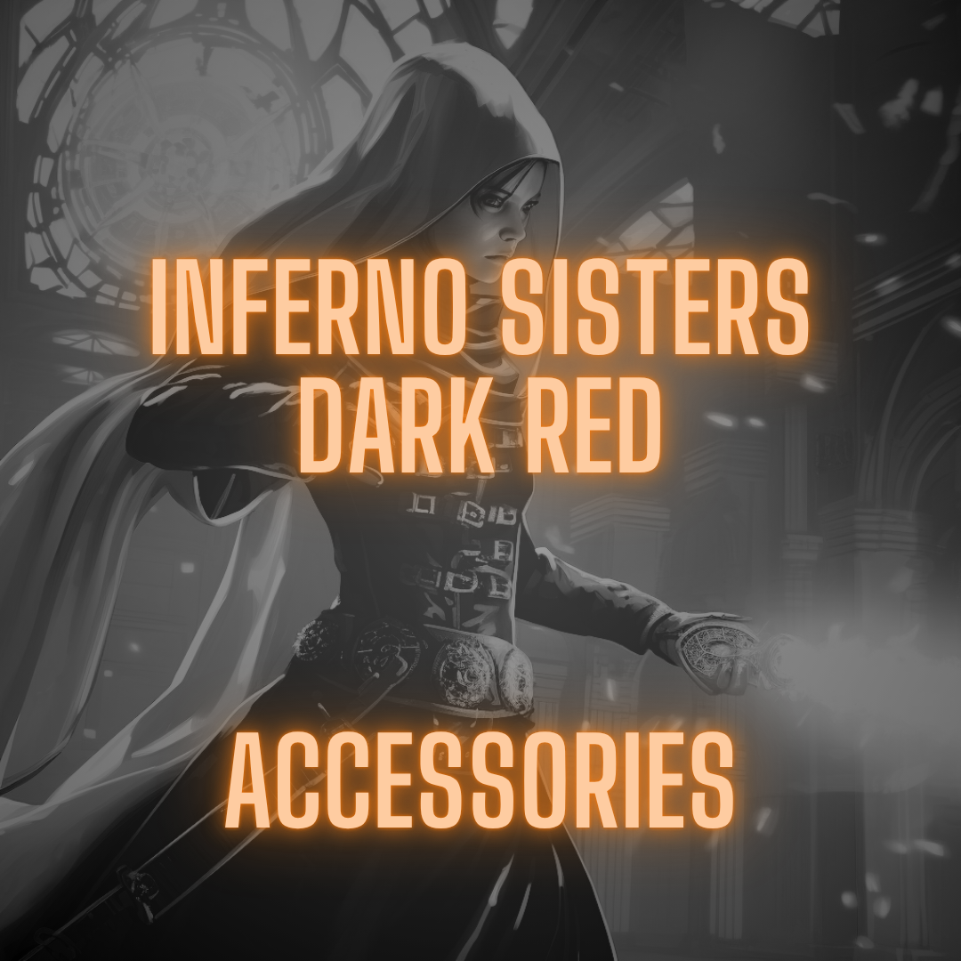 Hermanas del Infierno - Rojo Oscuro | ACCESORIOS