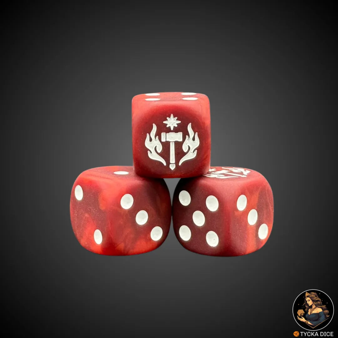 Cities of the Hammer - Matte Red | DICE
