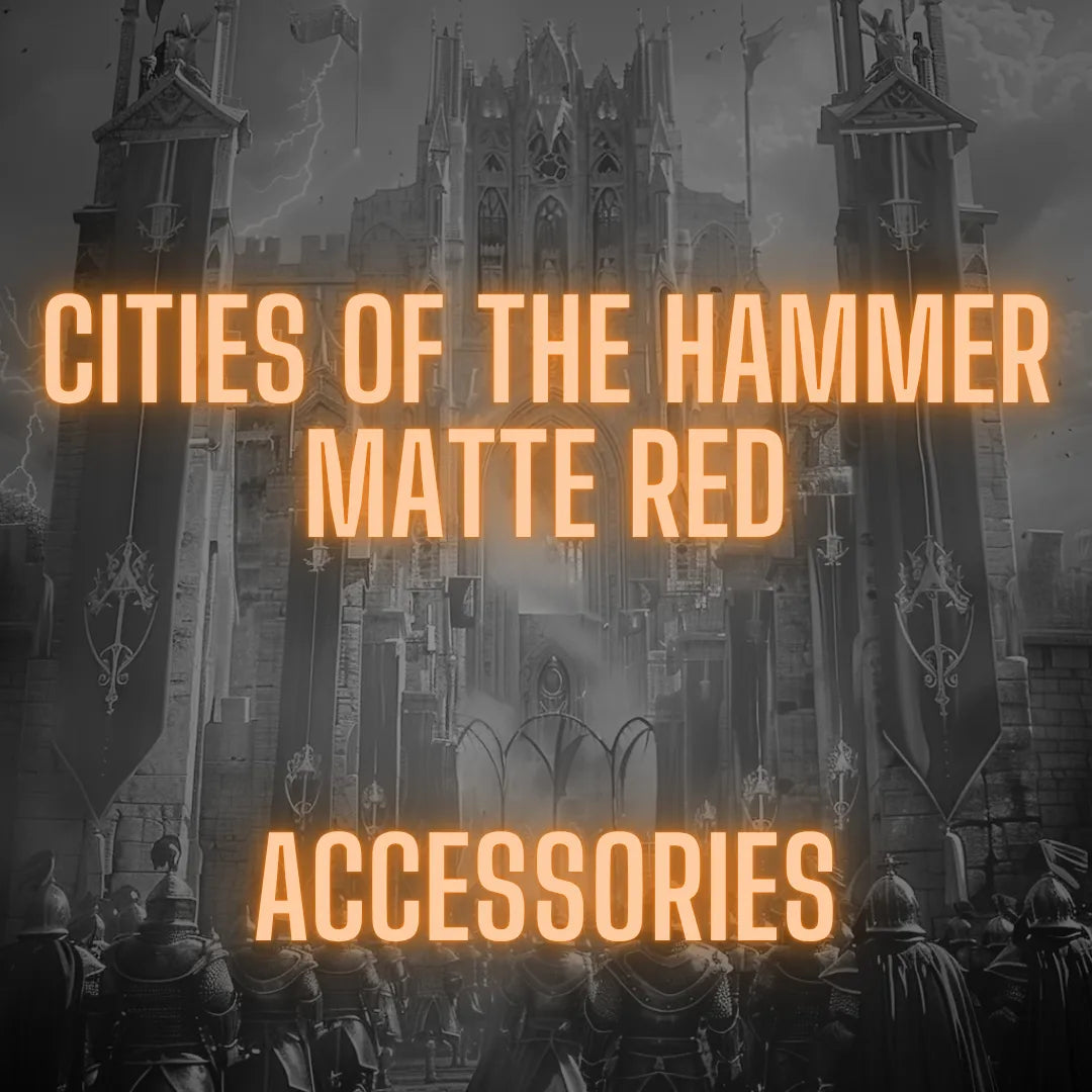 Ciudades del Martillo - Rojo Mate | ACCESORIOS