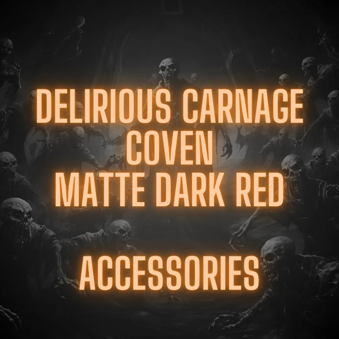 Delirious Carnage Coven - Rojo oscuro mate | ACCESORIOS