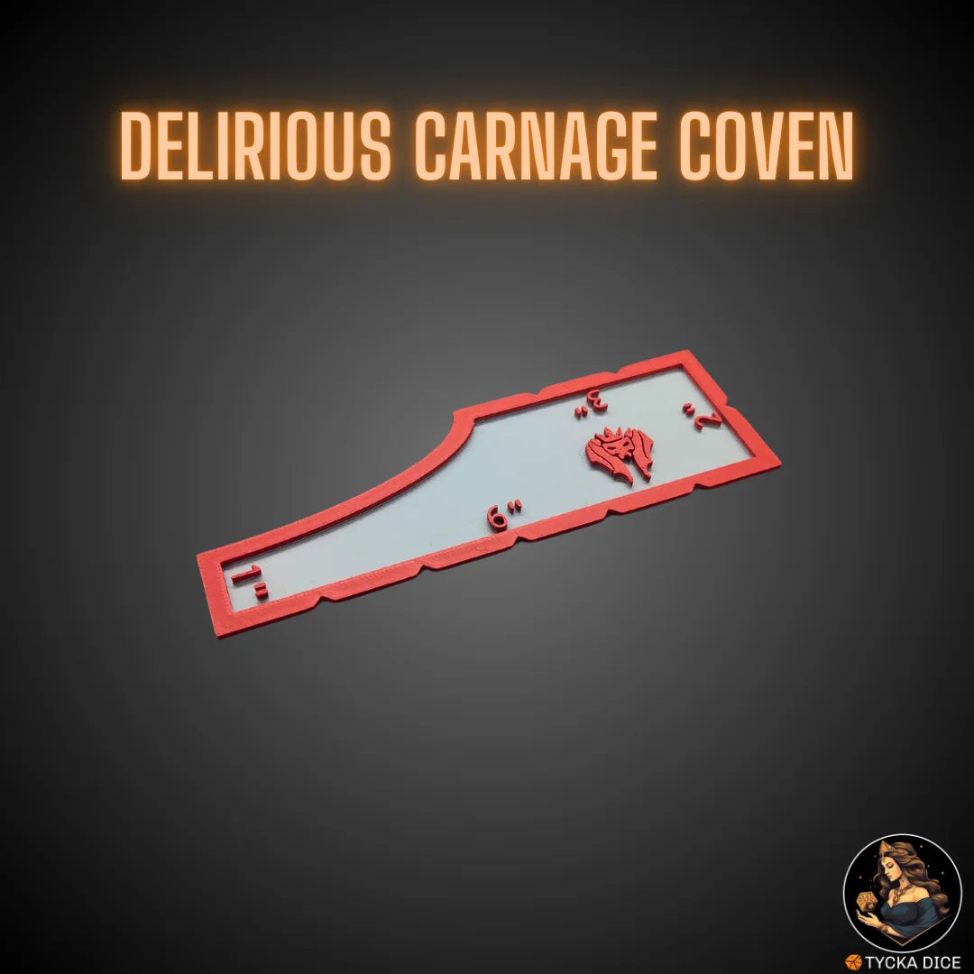 6-inch combat gauge – marbled horror-themed collectible accessory