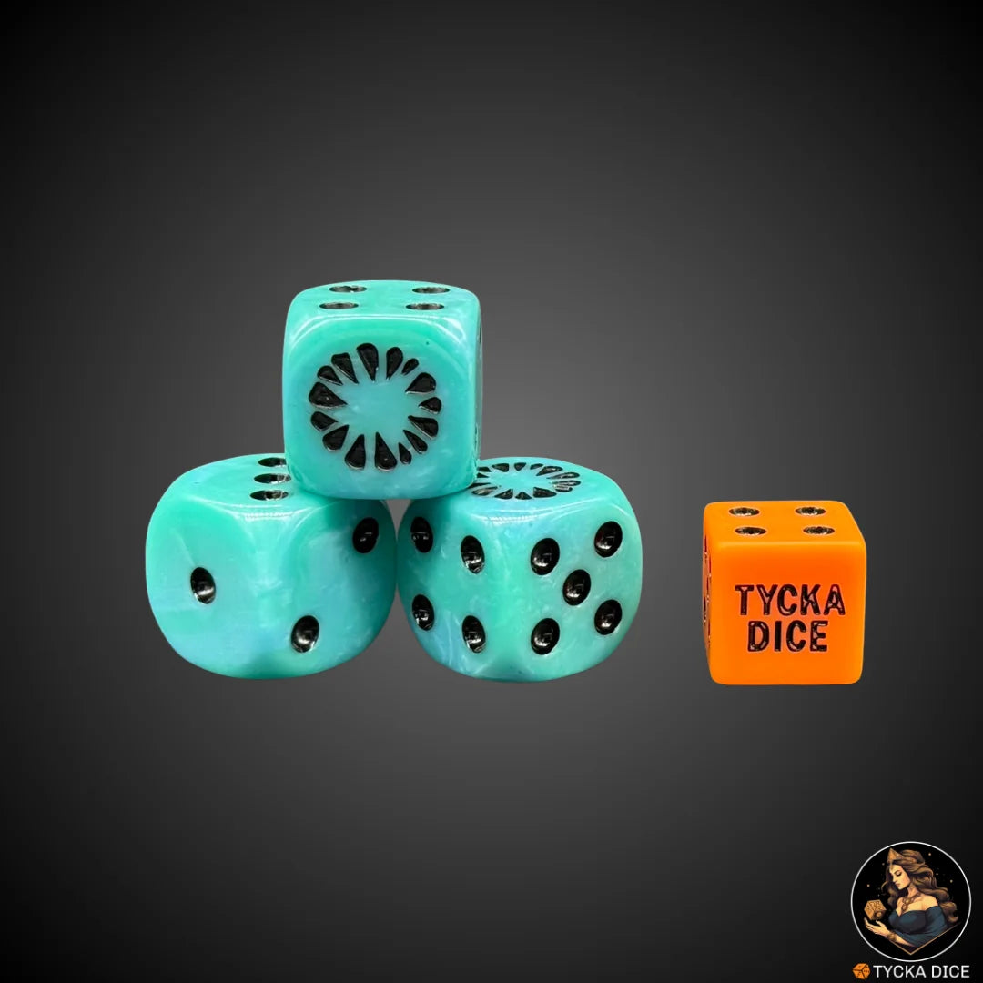 Lords of the Frostfang Ice MAX dice – collectible oversized ice-themed set