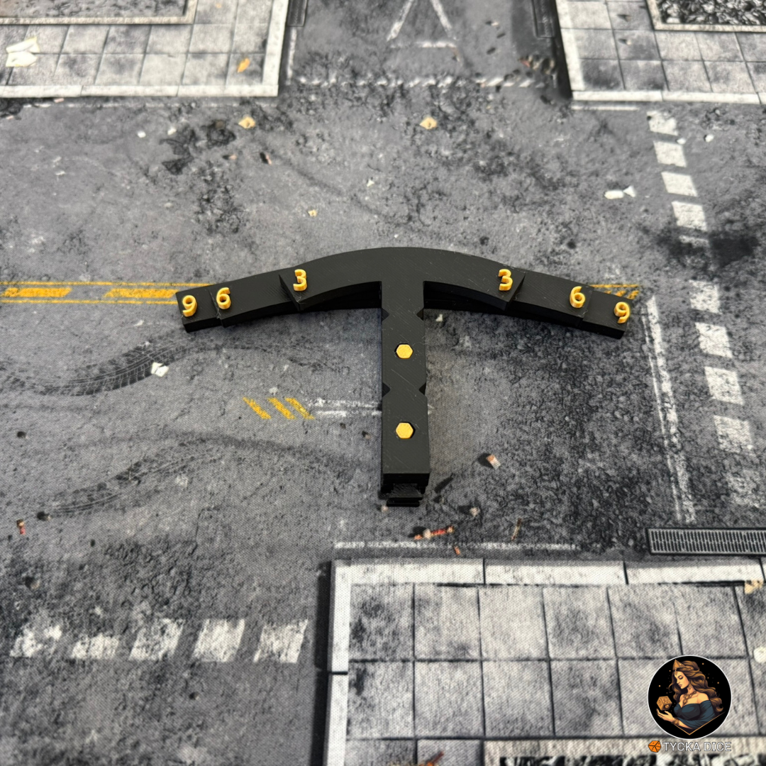 3D - Battleline Radius Gauge