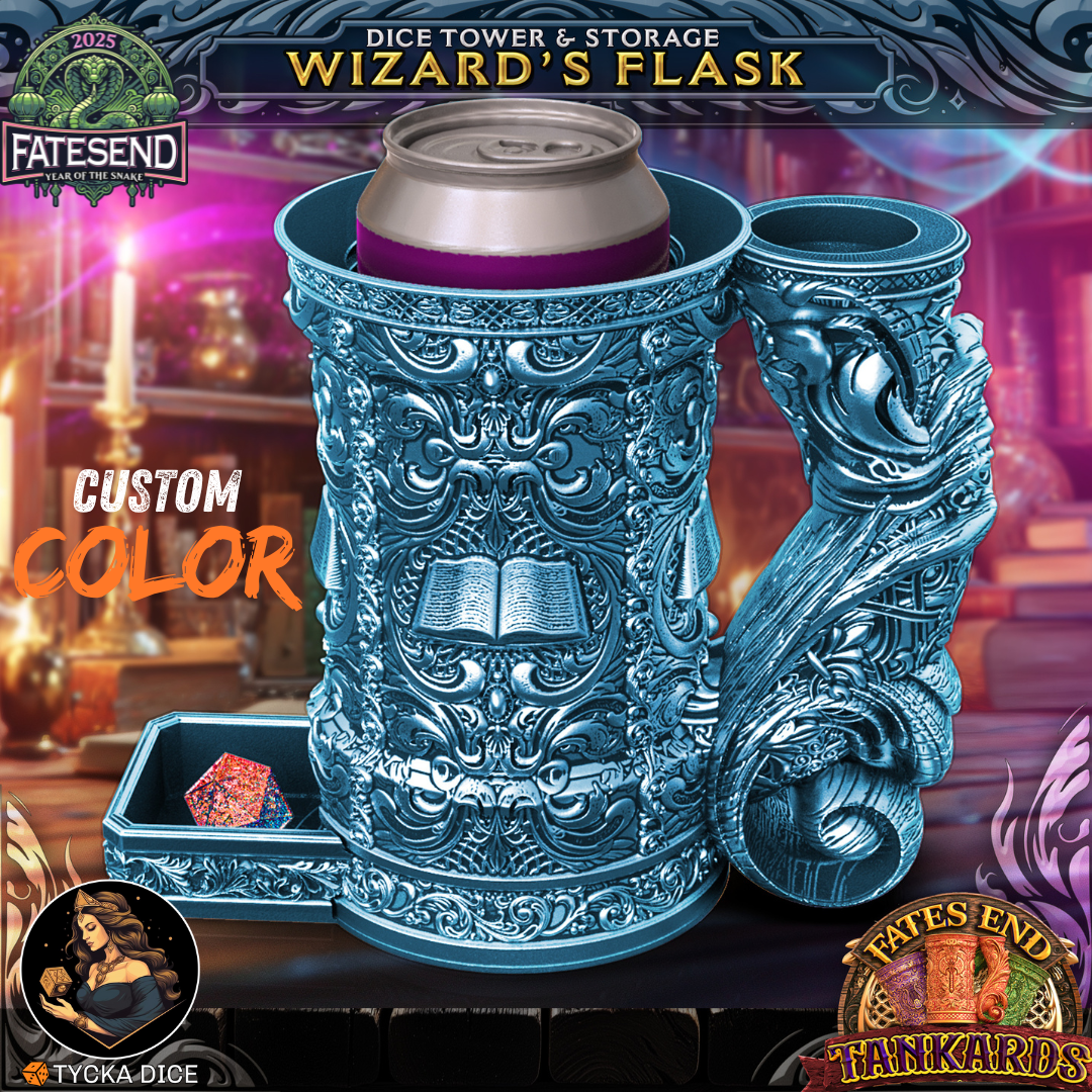 3D printed tankard dice tower – Wizard
