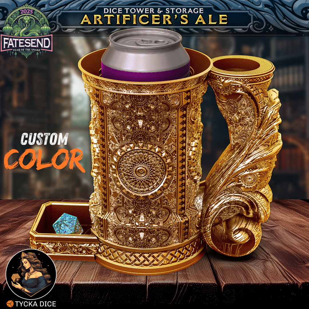 3D printed tankard dice tower – Artificer