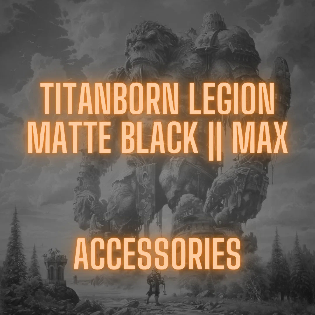 Legión Titanborn - Negro Mate || MAX | ACCESORIOS