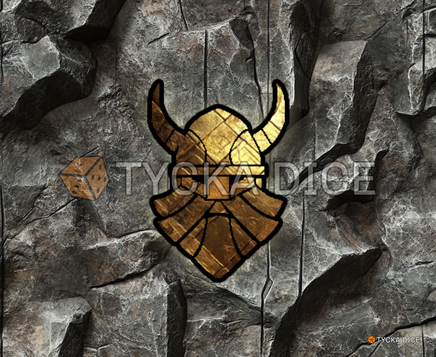 Neoprene WarMat insert with Anvilforged themed design for modular dice tray