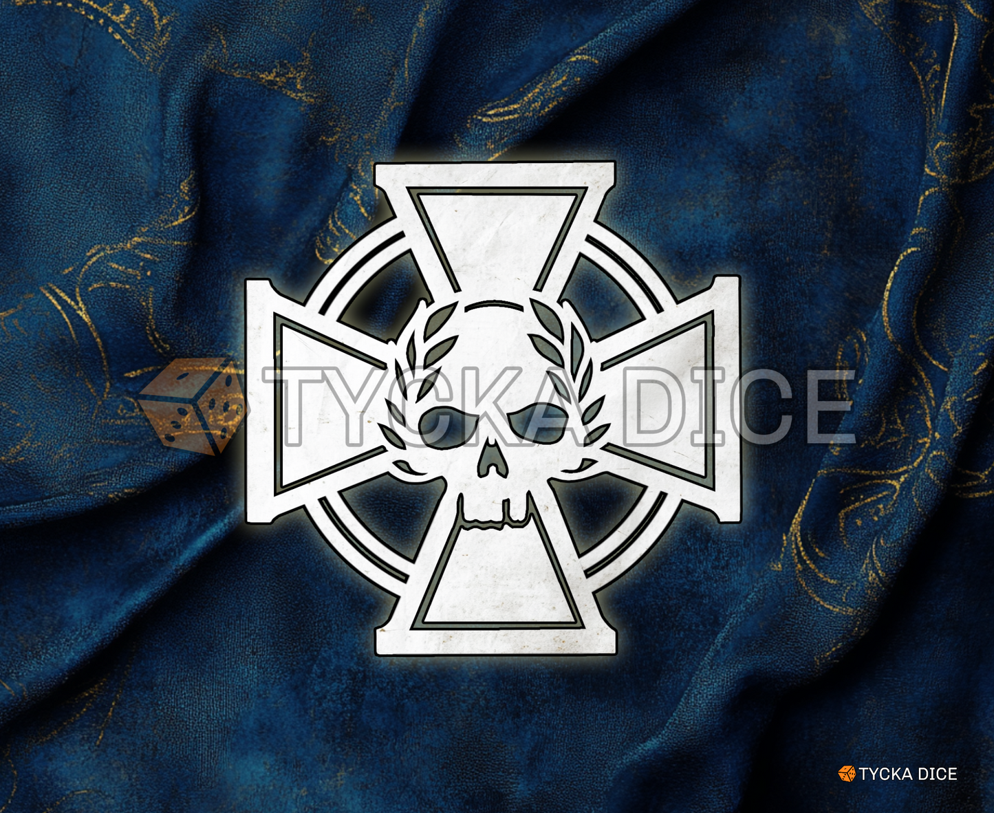 WarMat insert in dark blue featuring Imperial Guardians design