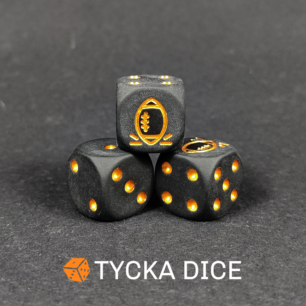 BB - Blix Bowl Dice Set - Black Gold