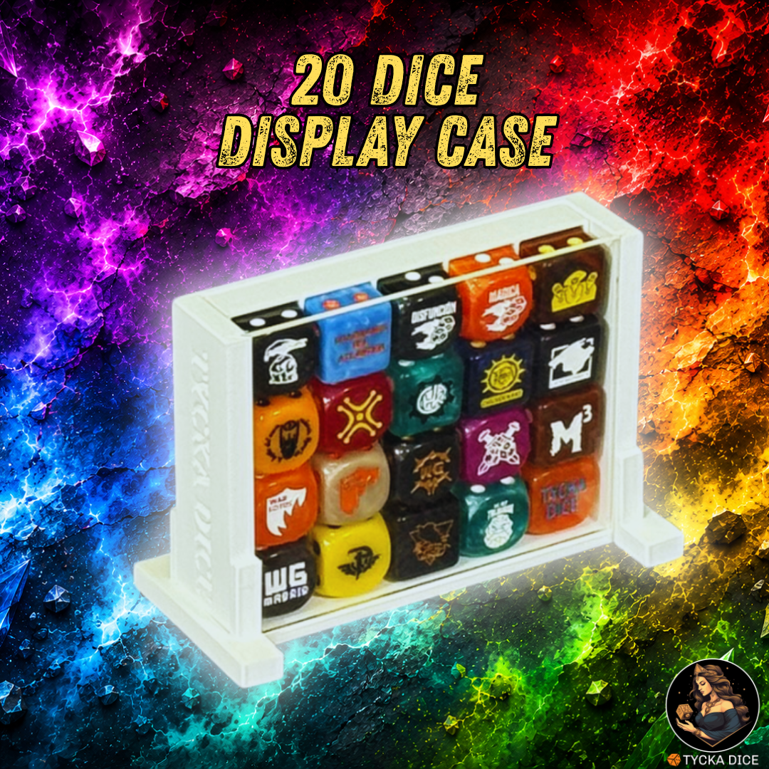 3D - Compact Dice Display Case | 20