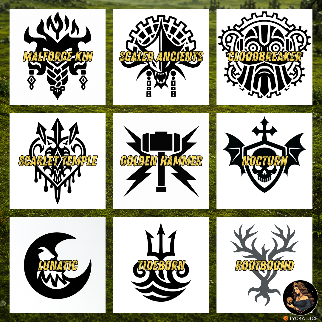 Unit Marker - Faction Logos 1 | TYCKA DICE
