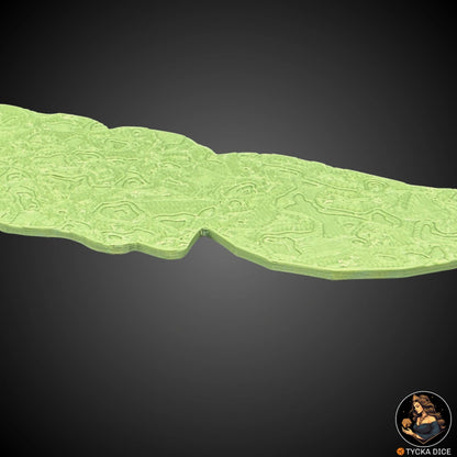 Fantasy wargame terrain bases – Enchanted Glade forest templates (set of 3)