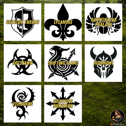 Unit Marker - Faction Logos 3 | TYCKA DICE