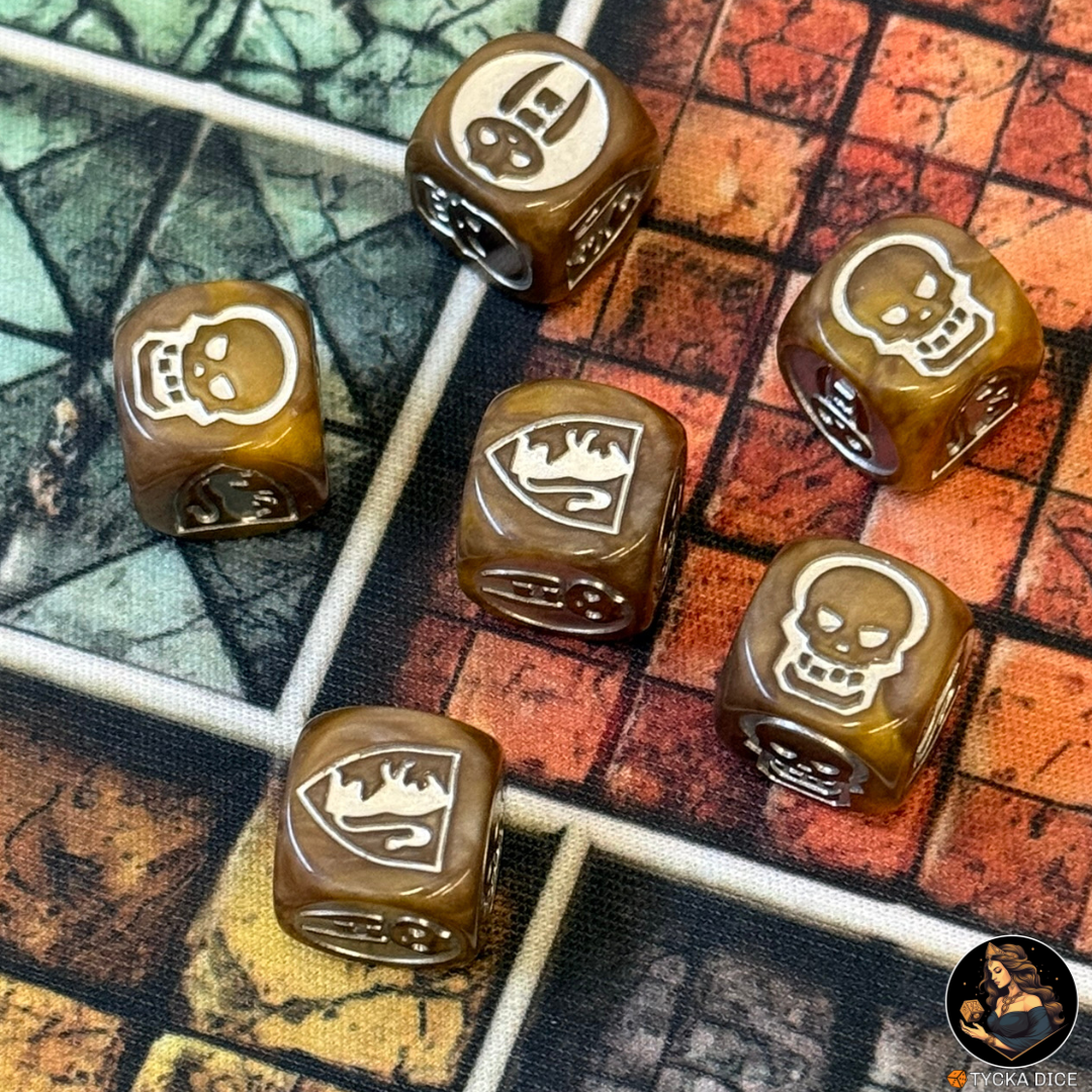 Dungeon Heroes RPG Dice – Warrior Dice Set