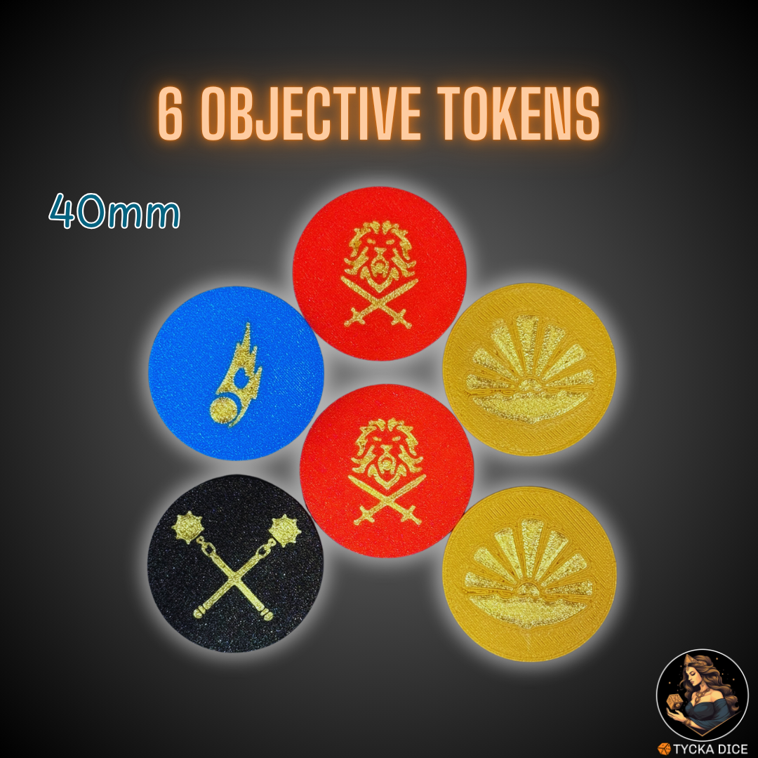 Blazing Objectives Token Pack