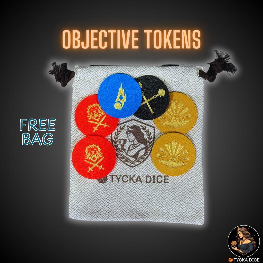 Blazing Objectives Token Pack