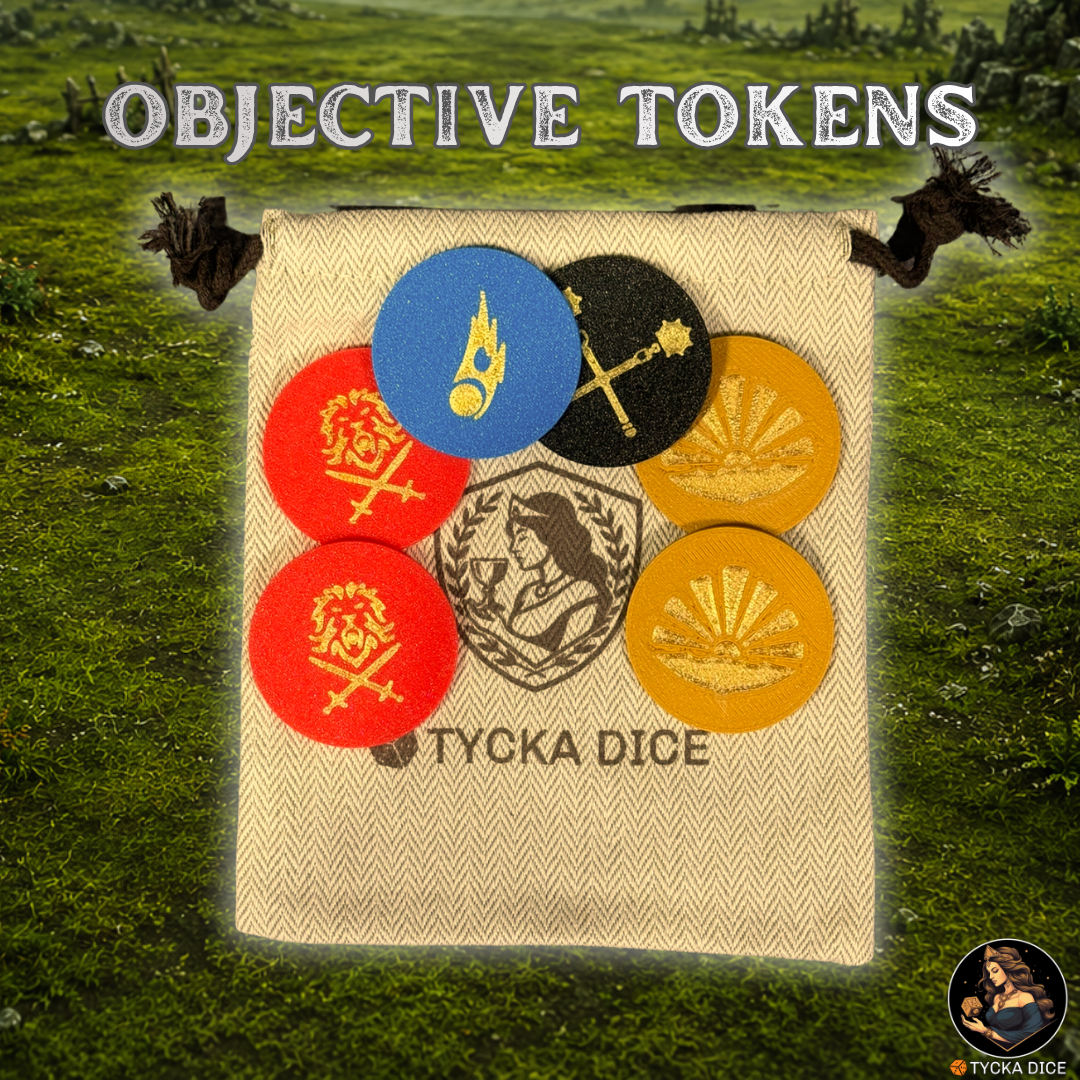 Blazing Objectives Token Pack