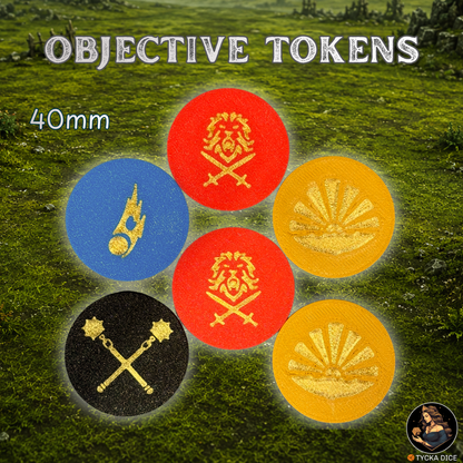 Blazing Objectives Token Pack