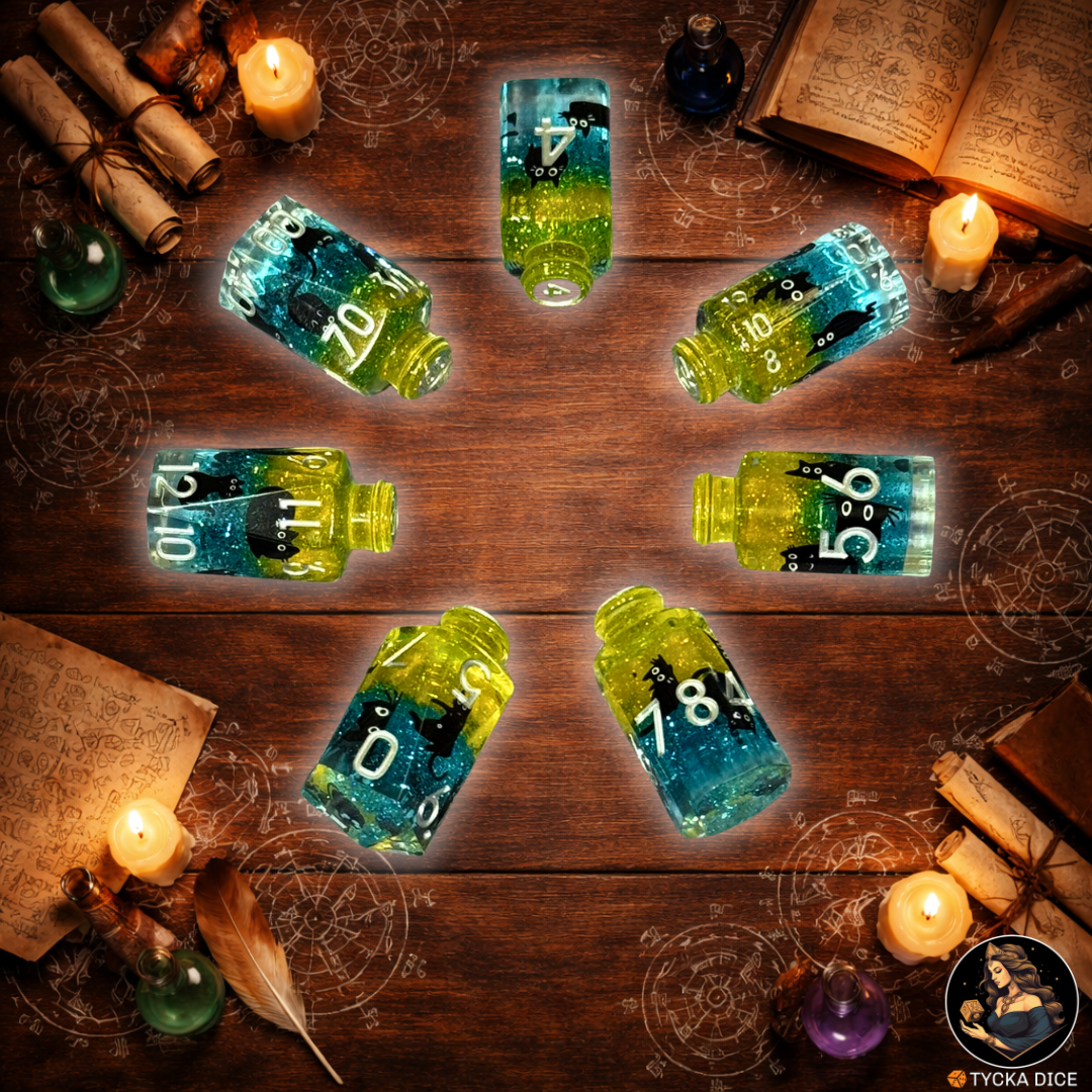 Potion Dice Sylvan RPG Dice Set - Full Set | TYCKA DICE