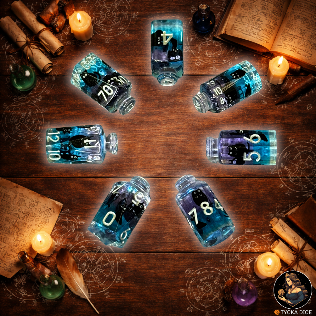 Potion Dice Nocturne RPG Dice Set - Full Set | TYCKA DICE