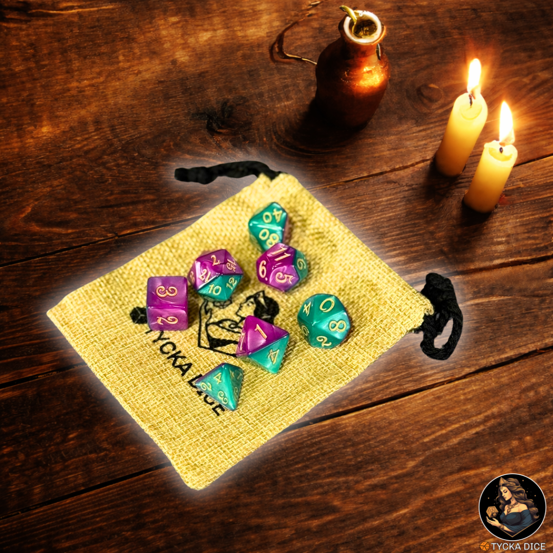 LAVANDER Essentials RPG Dice Set | TYCKA DICE