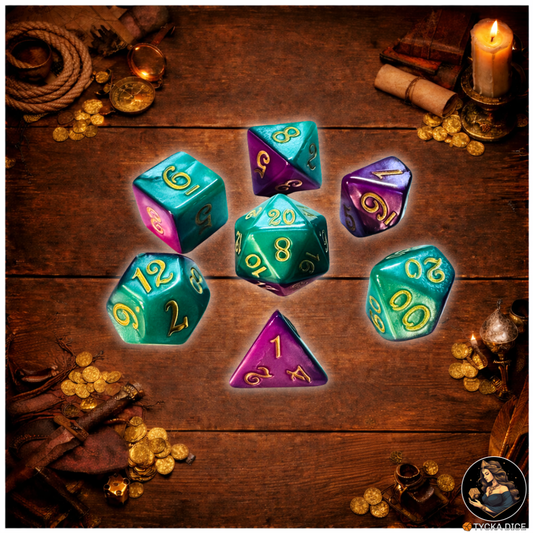LAVANDER Essentials RPG Dice Set | TYCKA DICE