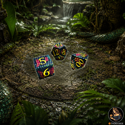 NAGA Metal RPG Dice Set | TYCKA DICE
