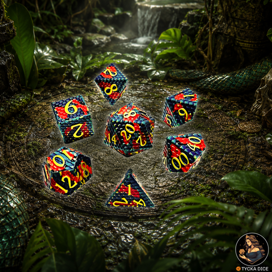 FAFNIR Metal RPG Dice Set | TYCKA DICE