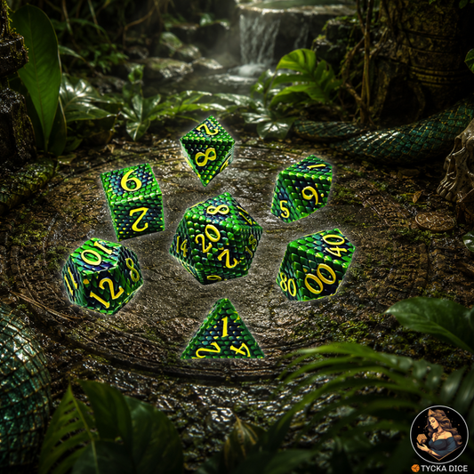 HYDRA Metal RPG Dice Set | TYCKA DICE