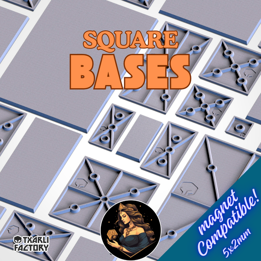 3D - Bases - Cuadradas