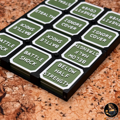 Sci-Fi Core Set – Token Box System (48 Tokens)