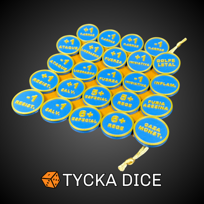 3D - TOKENS - OLD | 24 PACK | ESP