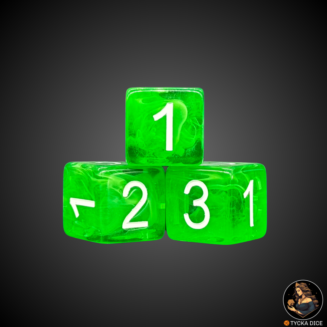 ACC - D3 Dice - Green