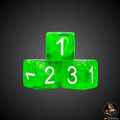 ACC - D3 Dice - Green