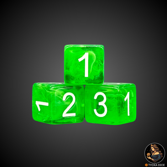 ACC - D3 Dice - Green