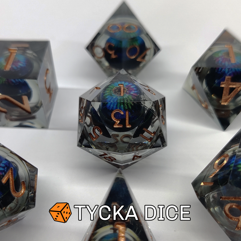 PREMIUM Role-Playing Dice Sets: Alien Eye