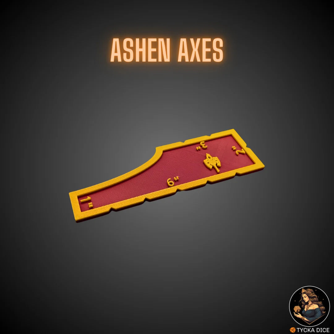 6-inch combat gauge – Ashen Axes – pearlescent collectible