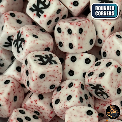 Baelgrim Dice Set — sci-fi wargame dice, rounded corners | TYCKA DICE