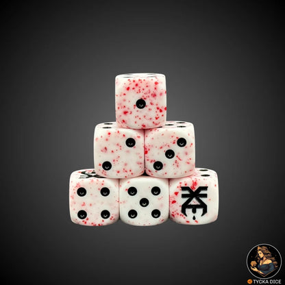 ZKS - Baelgrim - Matte White Bloodspatter | DICE