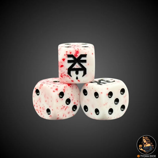 ZKS - Baelgrim - Matte White Bloodspatter | DICE
