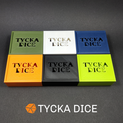 3D - Compact Premium Dice Display Cases | 50