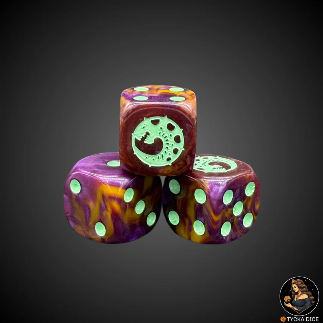 Single Broodborn Collective die – Gold/Purple Pearl
