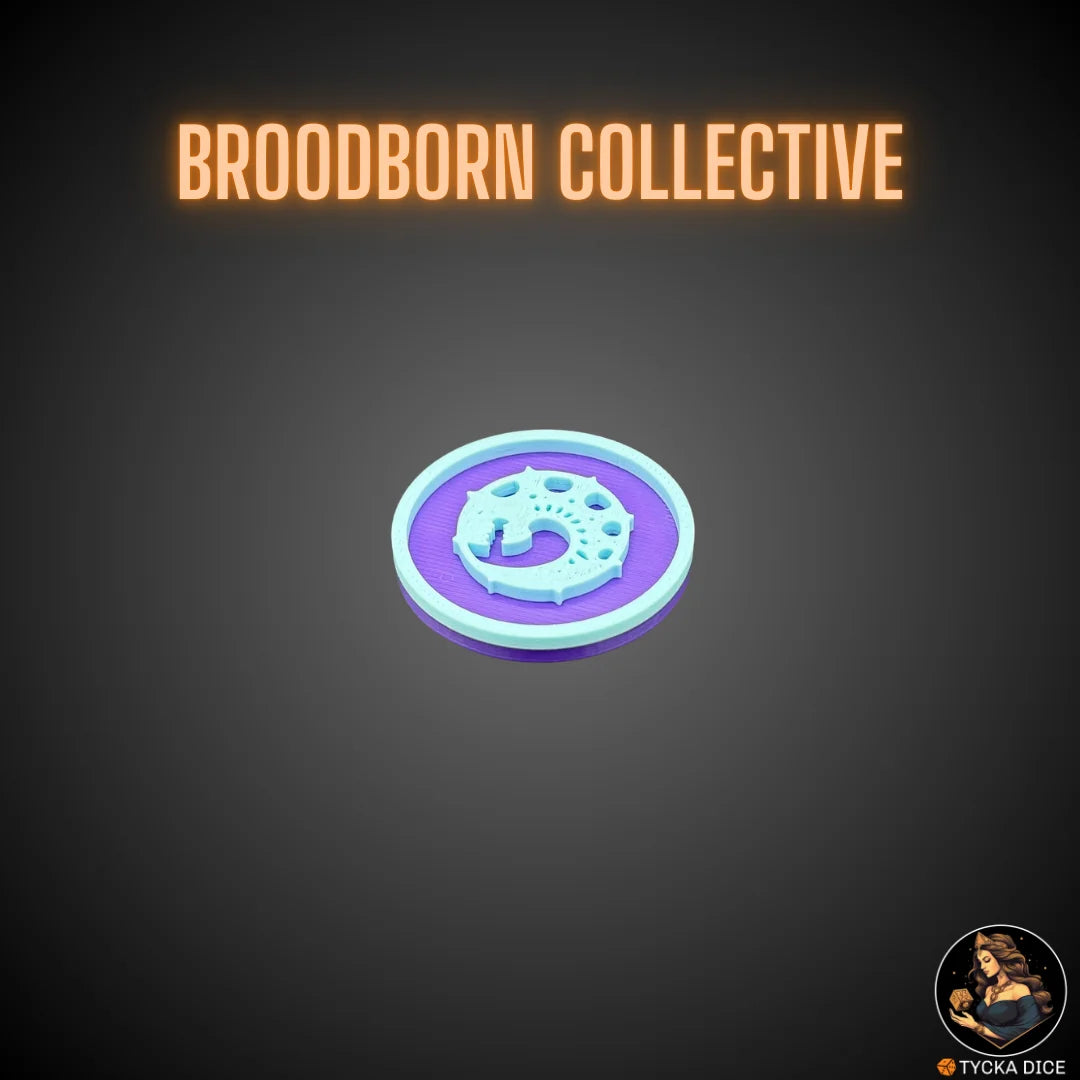 40mm token – Broodborn Collective