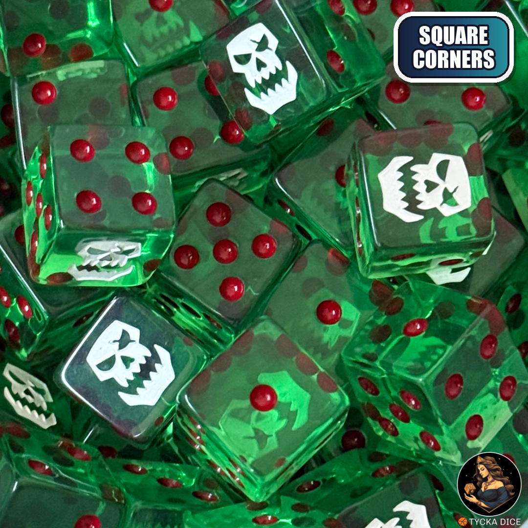 Brutewind Dice Set — wargame dice, square corners | TYCKA DICE