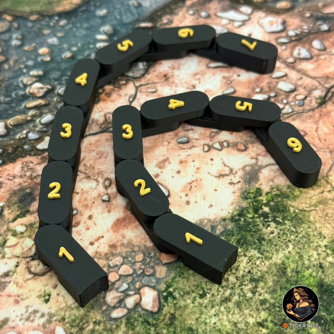 Chan Ruler Battleline Chain Ruler | Single Length Measuring Tool – TYCKA DICE