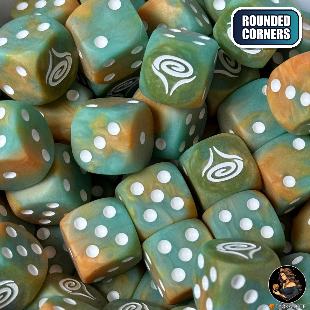 Creatures of Evergreenwood - Matte Dice Set — wargame dice | TYCKA DICE