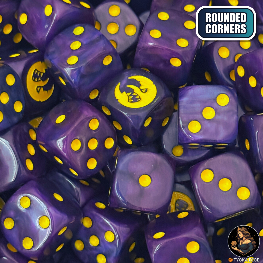 Moonshadow Marauders Dice Set — wargame dice, rounded corners | TYCKA DICE